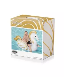 Gonfiabile per piscina pegaso gigante luxury, 223x140x127 cm - bestway 41118